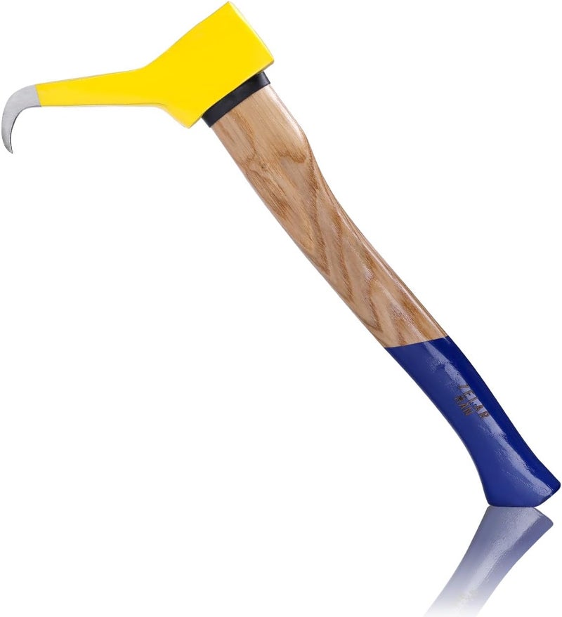 ZELARMAN Pickaroon Logging Tool, Hookaroon, Log Roller Tool, Hookaroon for Dragging and Stacking Firewood, Sharp Pick Tool for Logs - Image 1